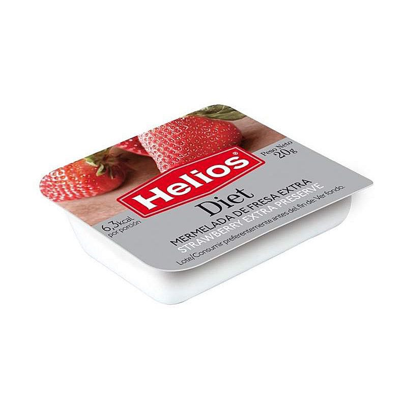 MERMELADA DE FRESA DIET EN PORCIONES CAJA 64un 25gr